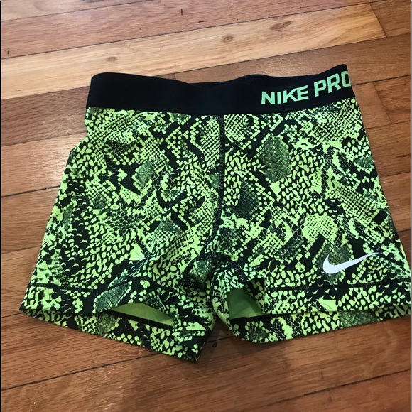 snakeskin nike pro shorts